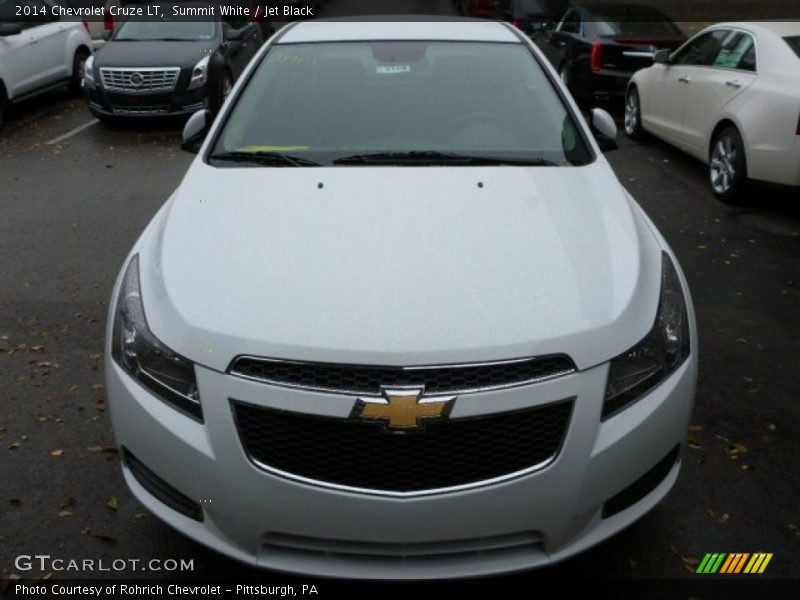 Summit White / Jet Black 2014 Chevrolet Cruze LT