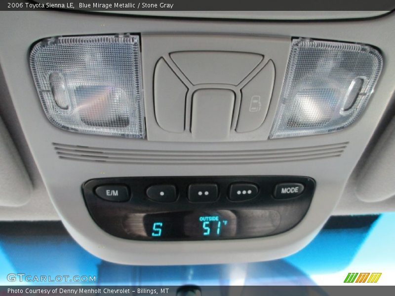 Blue Mirage Metallic / Stone Gray 2006 Toyota Sienna LE