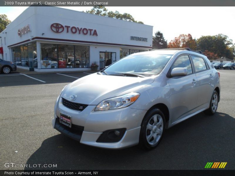 Classic Silver Metallic / Dark Charcoal 2009 Toyota Matrix S