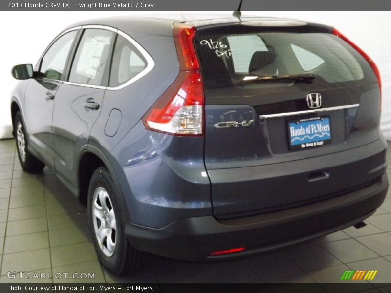 Twilight Blue Metallic / Gray 2013 Honda CR-V LX