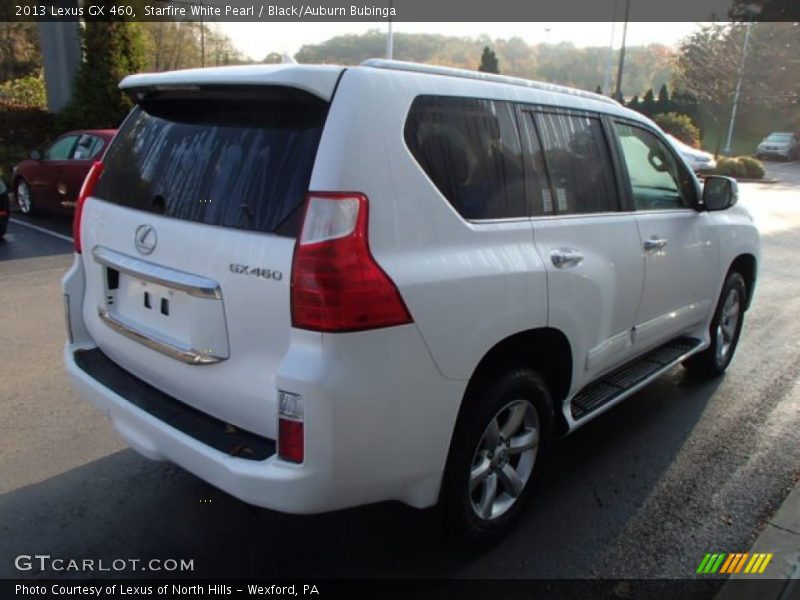 Starfire White Pearl / Black/Auburn Bubinga 2013 Lexus GX 460