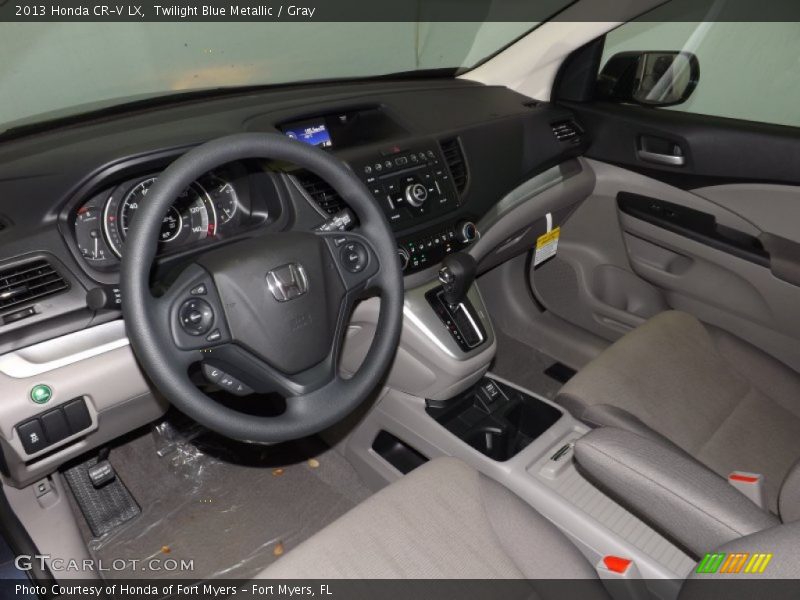 Twilight Blue Metallic / Gray 2013 Honda CR-V LX