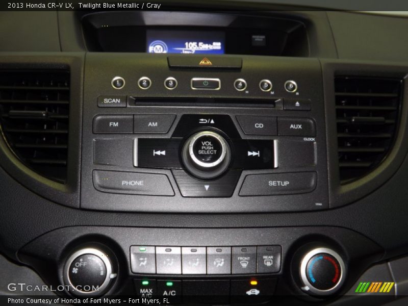 Twilight Blue Metallic / Gray 2013 Honda CR-V LX