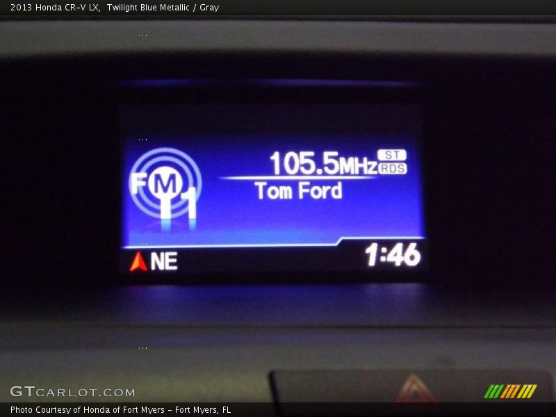 Twilight Blue Metallic / Gray 2013 Honda CR-V LX