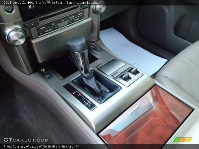 Starfire White Pearl / Black/Auburn Bubinga 2013 Lexus GX 460