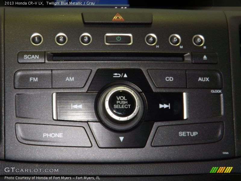 Twilight Blue Metallic / Gray 2013 Honda CR-V LX
