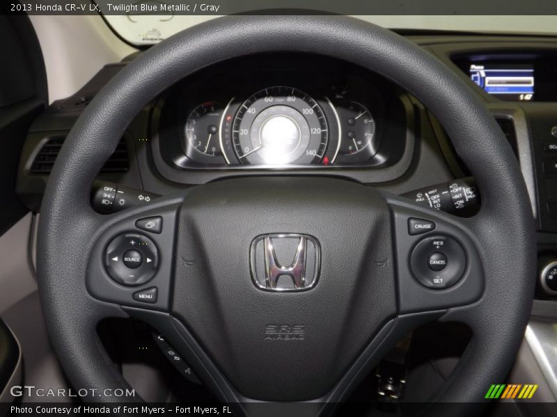 Twilight Blue Metallic / Gray 2013 Honda CR-V LX