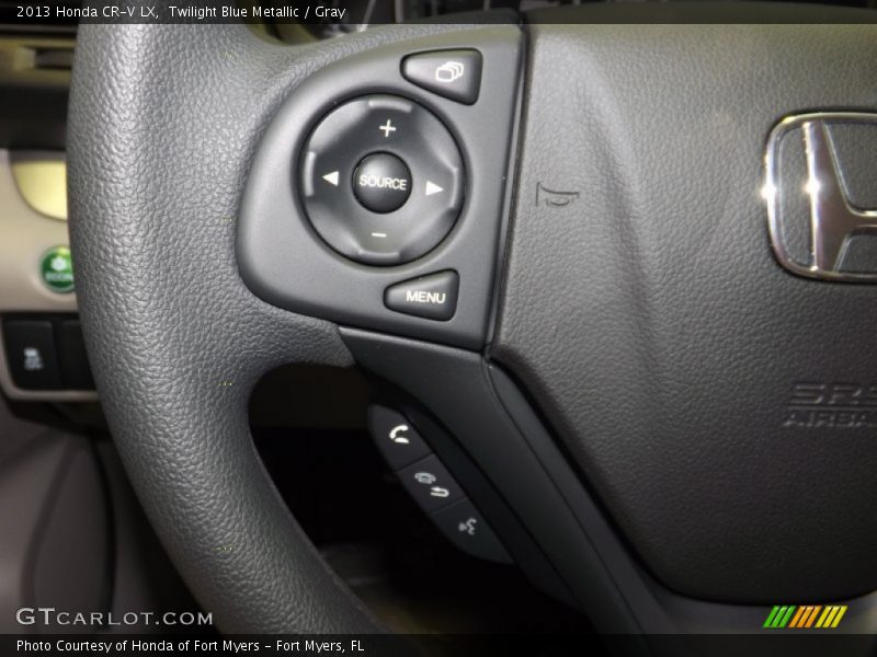 Twilight Blue Metallic / Gray 2013 Honda CR-V LX