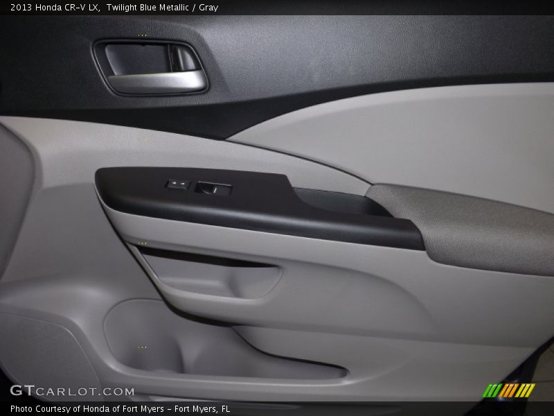 Twilight Blue Metallic / Gray 2013 Honda CR-V LX