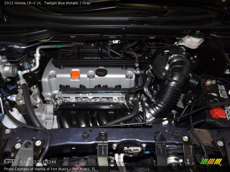 Twilight Blue Metallic / Gray 2013 Honda CR-V LX
