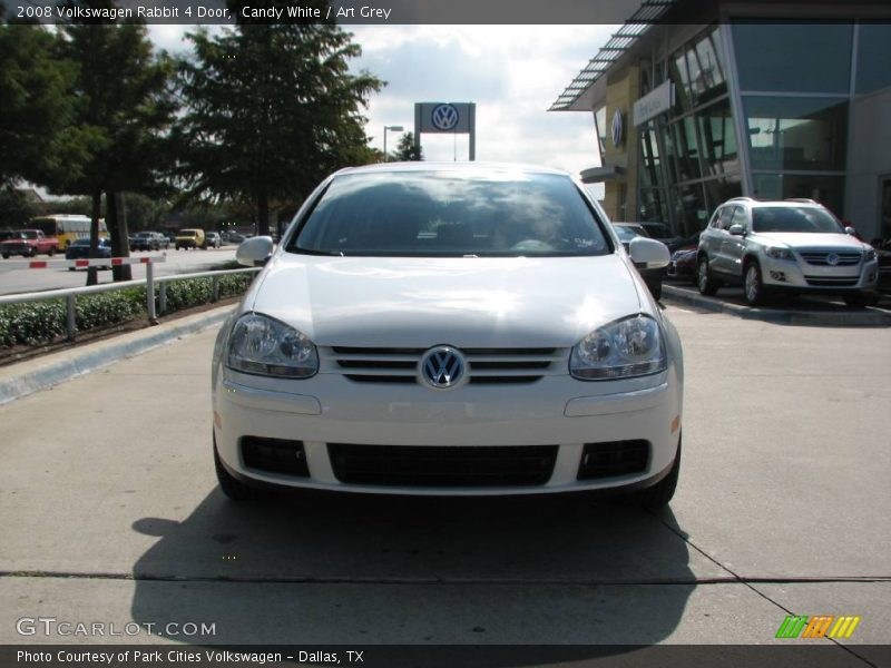 Candy White / Art Grey 2008 Volkswagen Rabbit 4 Door