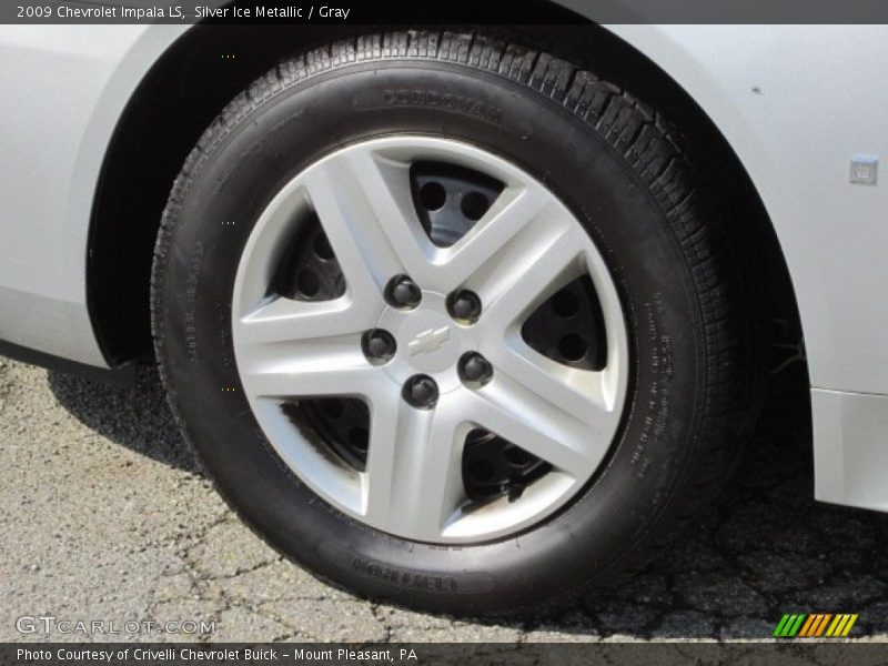 Silver Ice Metallic / Gray 2009 Chevrolet Impala LS