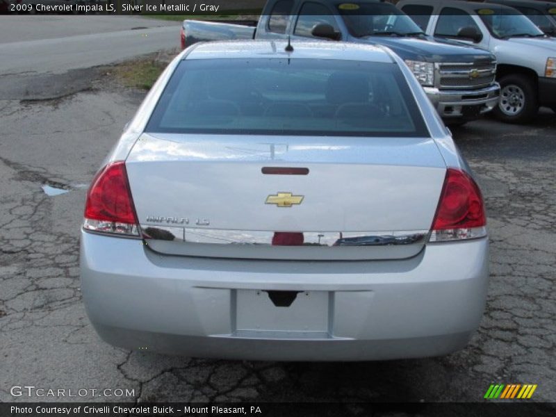 Silver Ice Metallic / Gray 2009 Chevrolet Impala LS