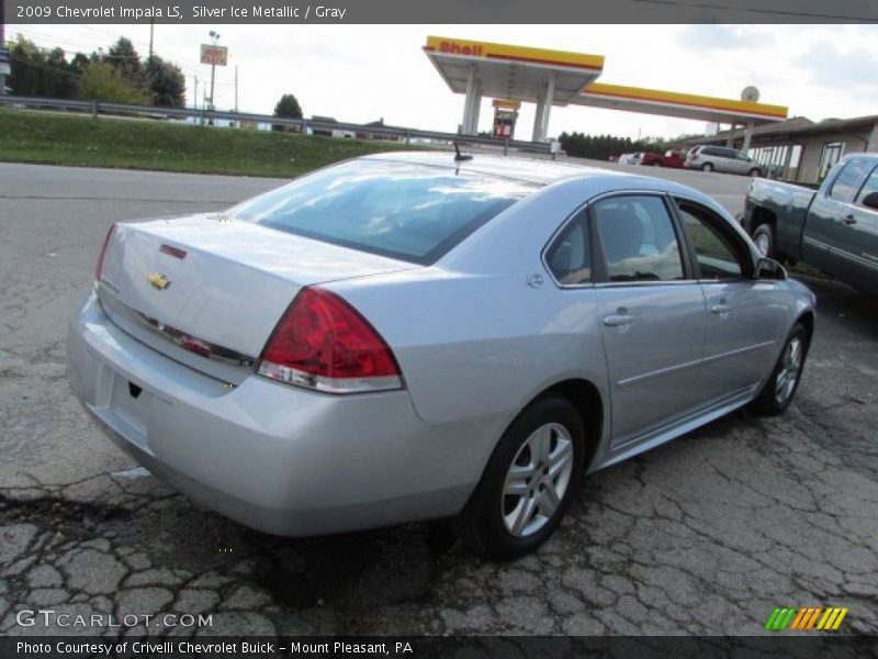 Silver Ice Metallic / Gray 2009 Chevrolet Impala LS