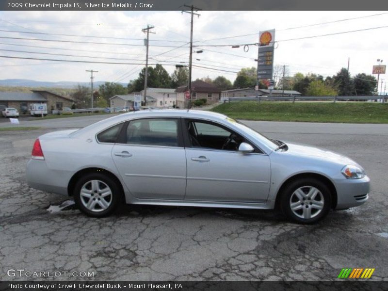 Silver Ice Metallic / Gray 2009 Chevrolet Impala LS
