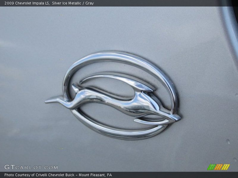 Silver Ice Metallic / Gray 2009 Chevrolet Impala LS