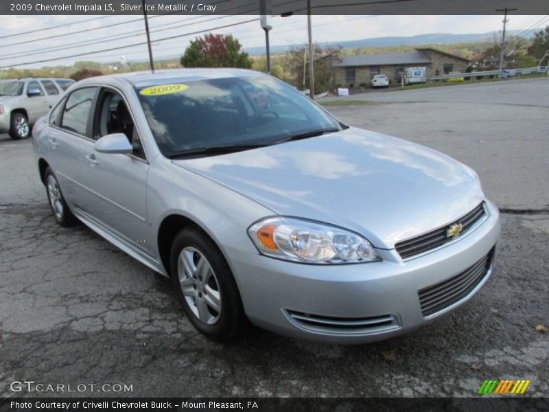 Silver Ice Metallic / Gray 2009 Chevrolet Impala LS