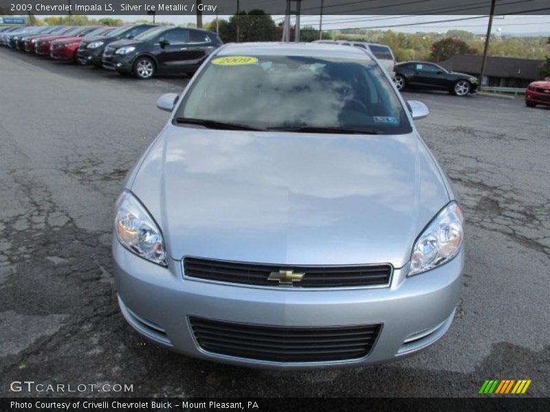 Silver Ice Metallic / Gray 2009 Chevrolet Impala LS