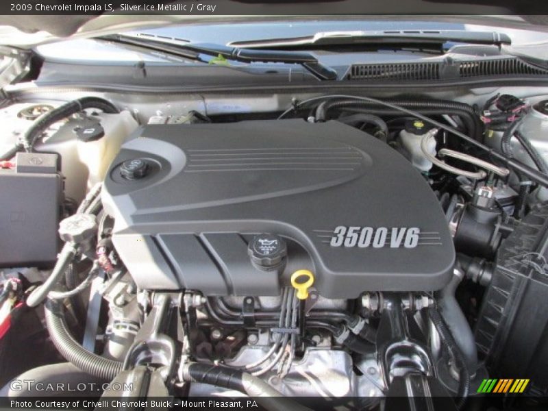 Silver Ice Metallic / Gray 2009 Chevrolet Impala LS