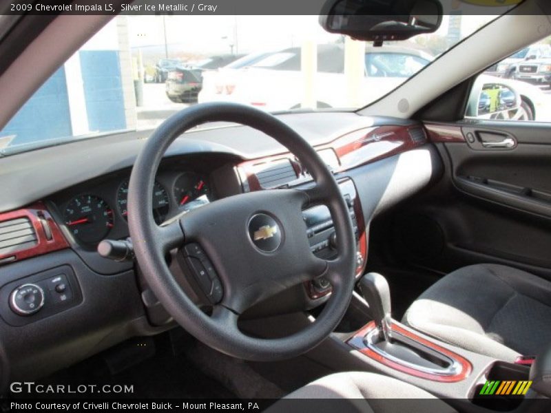 Silver Ice Metallic / Gray 2009 Chevrolet Impala LS