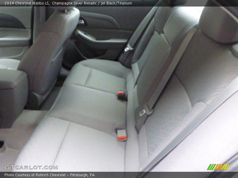 Champagne Silver Metallic / Jet Black/Titanium 2014 Chevrolet Malibu LS