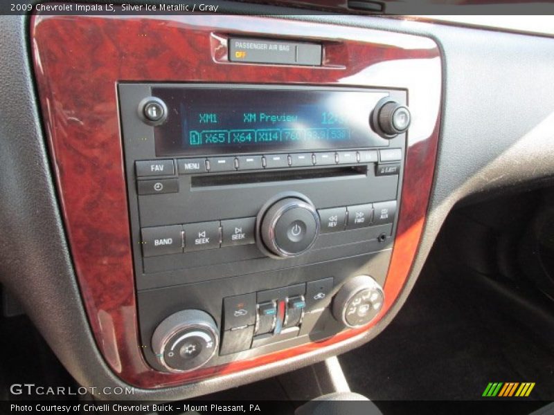 Silver Ice Metallic / Gray 2009 Chevrolet Impala LS