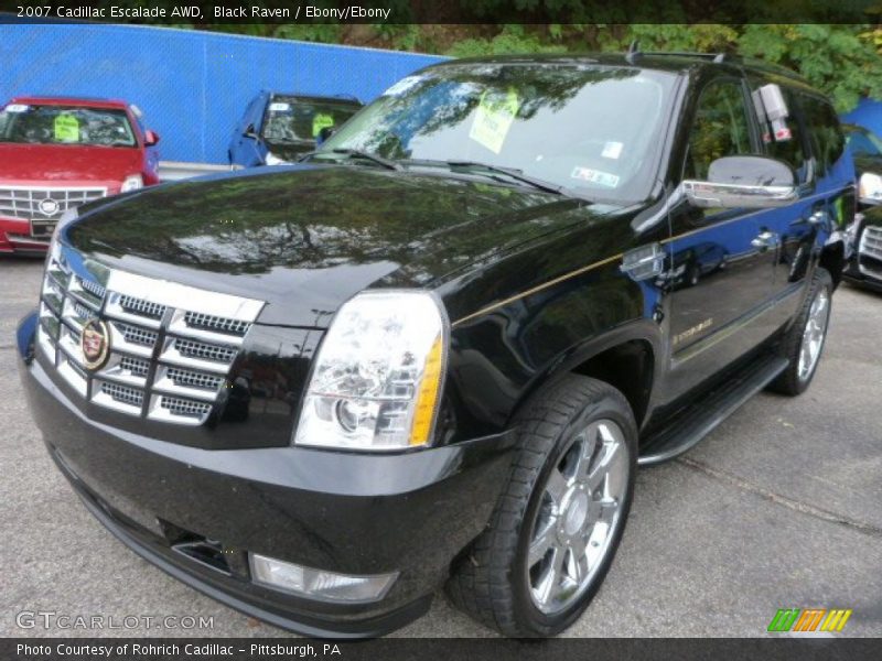 Black Raven / Ebony/Ebony 2007 Cadillac Escalade AWD