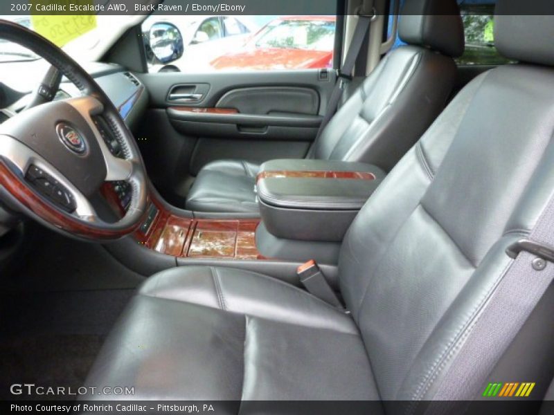 Black Raven / Ebony/Ebony 2007 Cadillac Escalade AWD