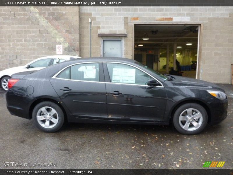 Black Granite Metallic / Jet Black/Titanium 2014 Chevrolet Malibu LS