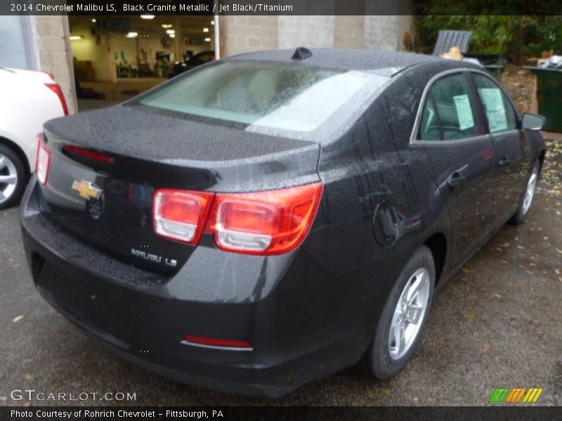 Black Granite Metallic / Jet Black/Titanium 2014 Chevrolet Malibu LS