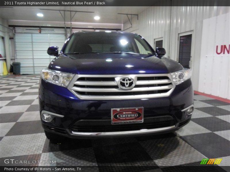 Nautical Blue Pearl / Black 2011 Toyota Highlander Limited