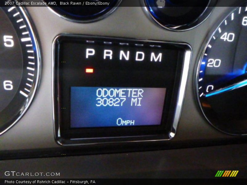 Black Raven / Ebony/Ebony 2007 Cadillac Escalade AWD