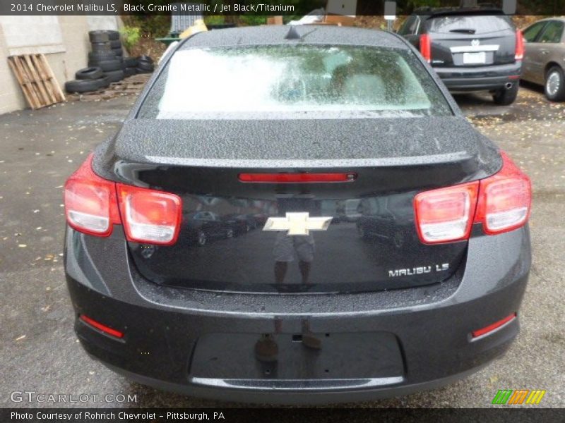 Black Granite Metallic / Jet Black/Titanium 2014 Chevrolet Malibu LS