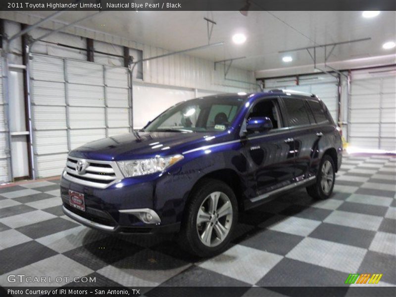Nautical Blue Pearl / Black 2011 Toyota Highlander Limited