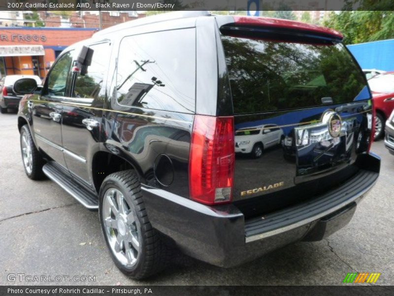 Black Raven / Ebony/Ebony 2007 Cadillac Escalade AWD