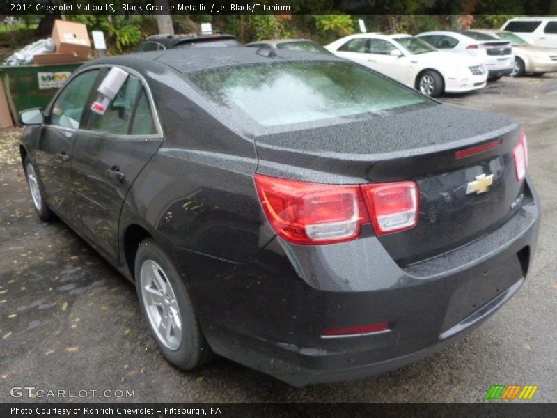 Black Granite Metallic / Jet Black/Titanium 2014 Chevrolet Malibu LS