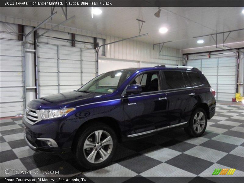 Nautical Blue Pearl / Black 2011 Toyota Highlander Limited