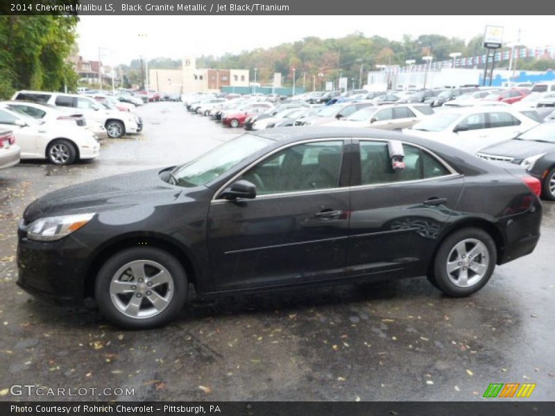 Black Granite Metallic / Jet Black/Titanium 2014 Chevrolet Malibu LS
