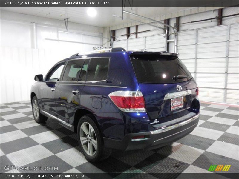 Nautical Blue Pearl / Black 2011 Toyota Highlander Limited