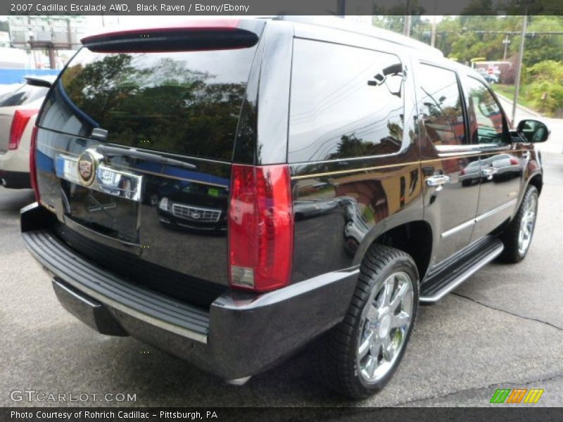 Black Raven / Ebony/Ebony 2007 Cadillac Escalade AWD