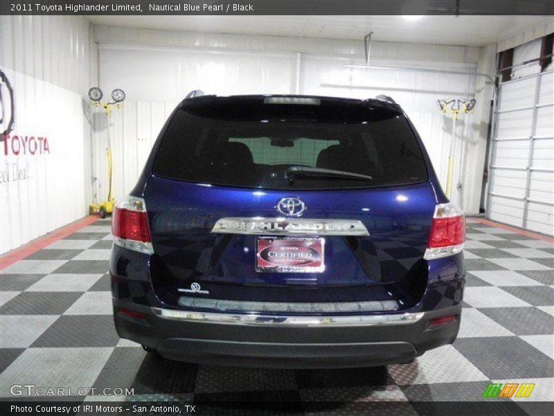 Nautical Blue Pearl / Black 2011 Toyota Highlander Limited