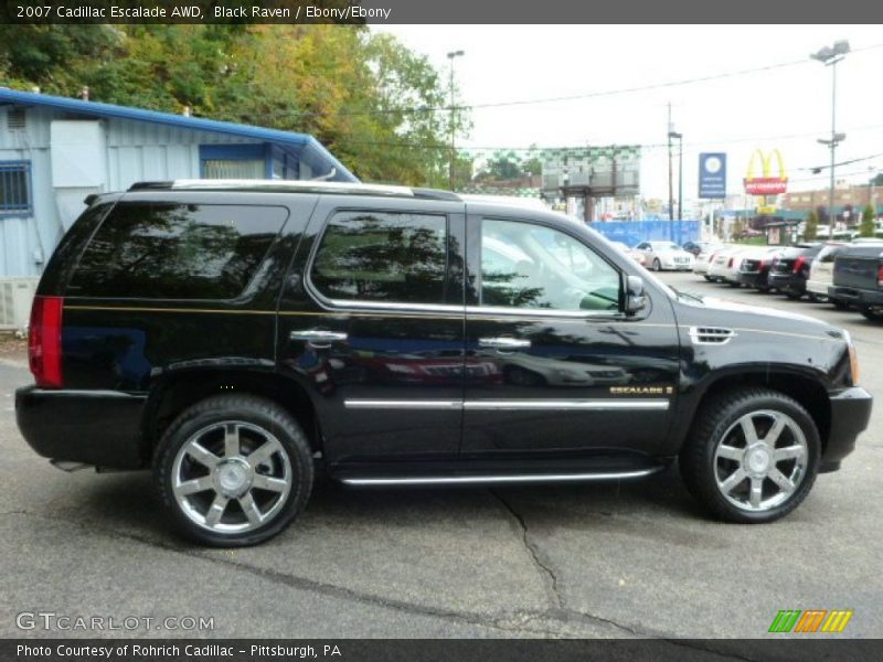 Black Raven / Ebony/Ebony 2007 Cadillac Escalade AWD