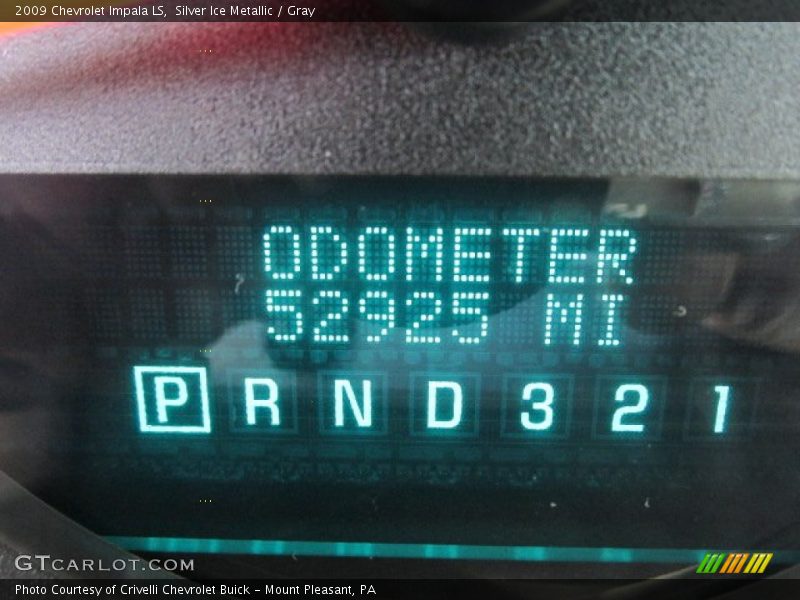 Silver Ice Metallic / Gray 2009 Chevrolet Impala LS