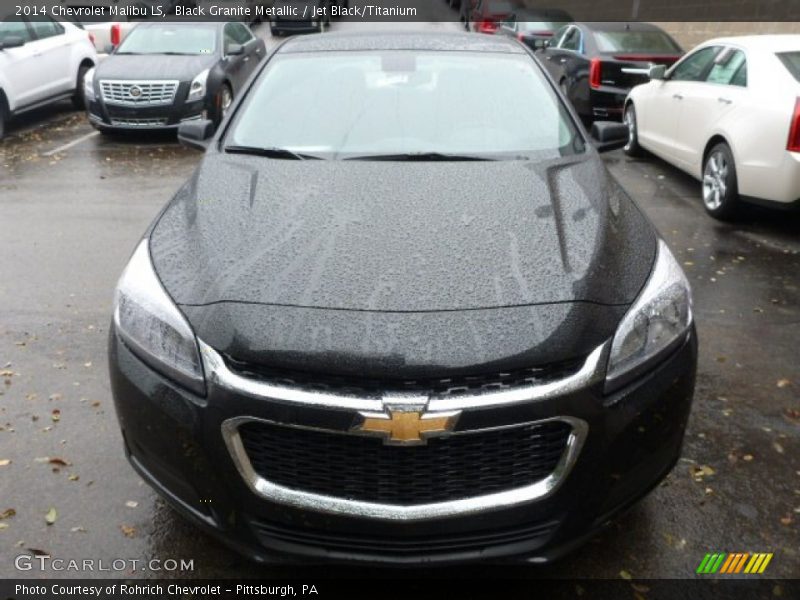 Black Granite Metallic / Jet Black/Titanium 2014 Chevrolet Malibu LS