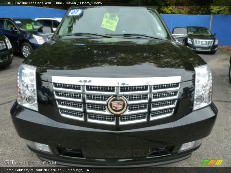 Black Raven / Ebony/Ebony 2007 Cadillac Escalade AWD