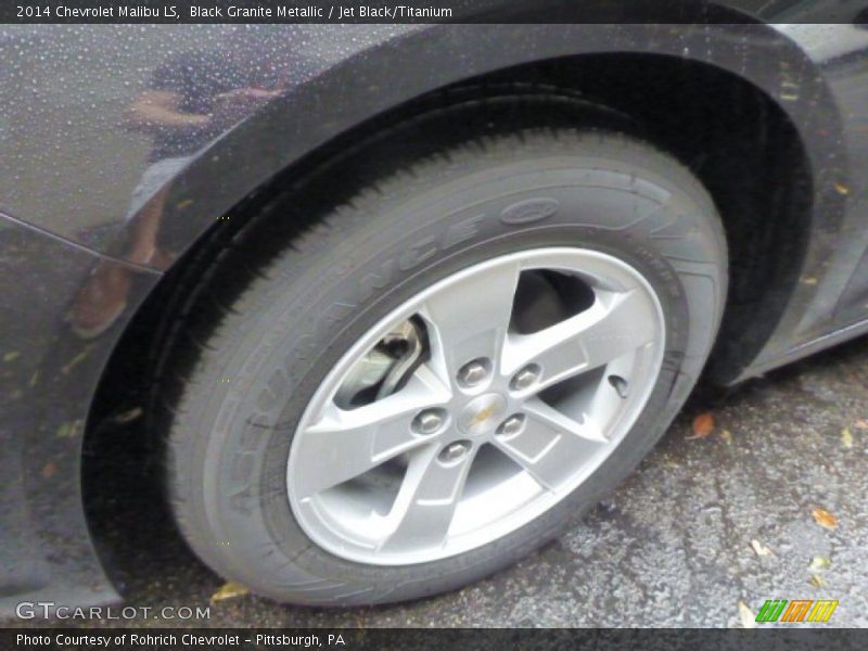 Black Granite Metallic / Jet Black/Titanium 2014 Chevrolet Malibu LS
