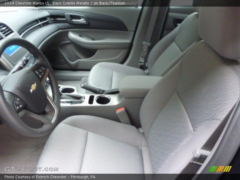 Black Granite Metallic / Jet Black/Titanium 2014 Chevrolet Malibu LS