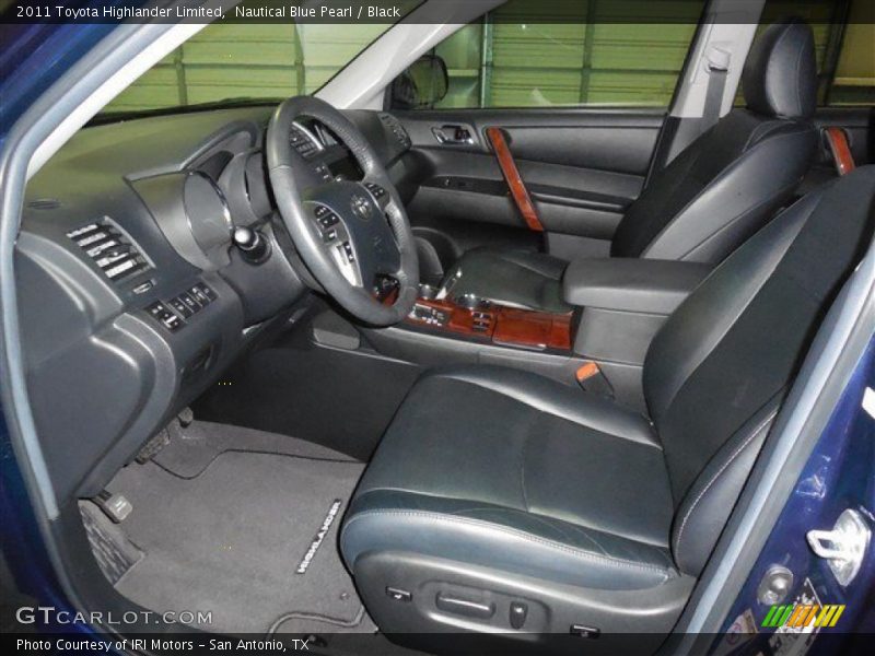 Nautical Blue Pearl / Black 2011 Toyota Highlander Limited