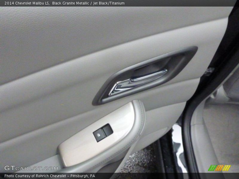 Black Granite Metallic / Jet Black/Titanium 2014 Chevrolet Malibu LS