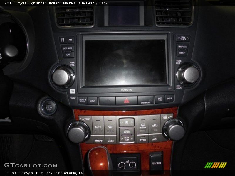 Nautical Blue Pearl / Black 2011 Toyota Highlander Limited